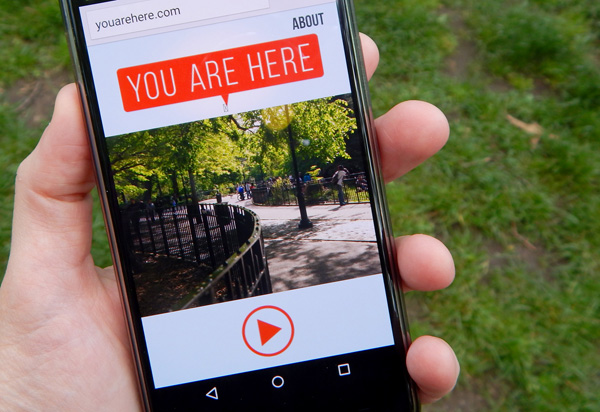 you are here app